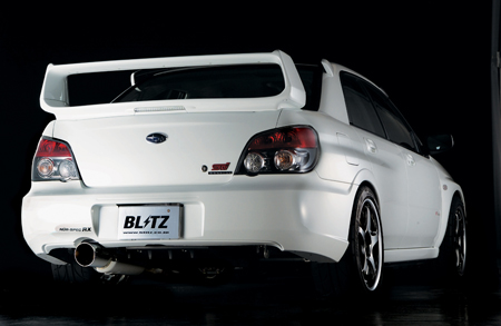 Blitz Nur Spec RX Cat Back Exhaust on 2007 Subaru WRX STi