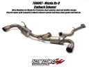 Tanabe Ultra Medallion Cat Back Exhaust Installed for Mazda RX8