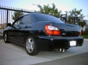 Tanabe Ultra Medallion Cat Back Exhaust Installed on Subaru WRX